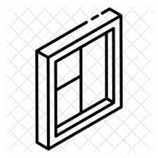 Icon of an insulated industrial window glass unit, ideal for temperature control and noise reduction in heavy-duty environments.