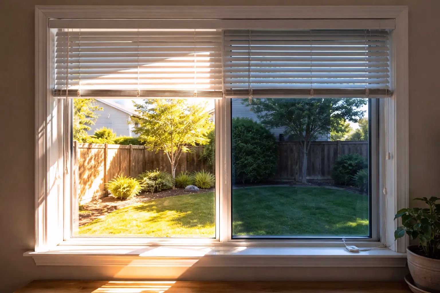 Uneven sun and shade exposure increasing the risk of thermal stress on window glass