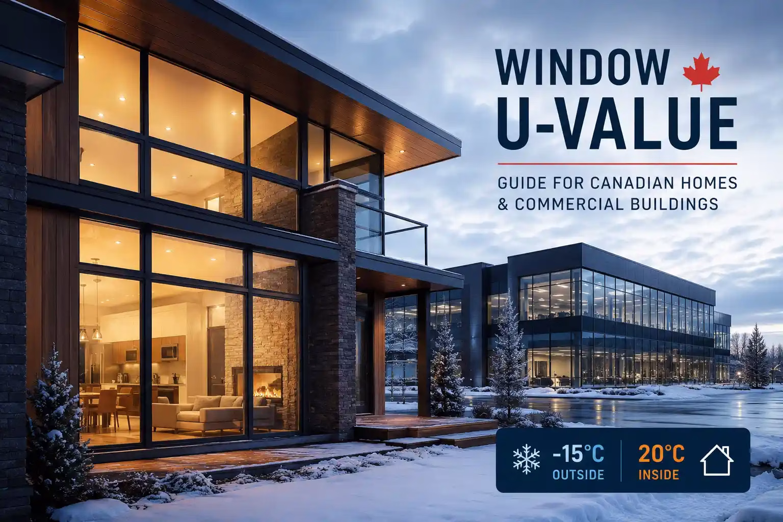 Window U value guide for Canadian homes and commercial buildings