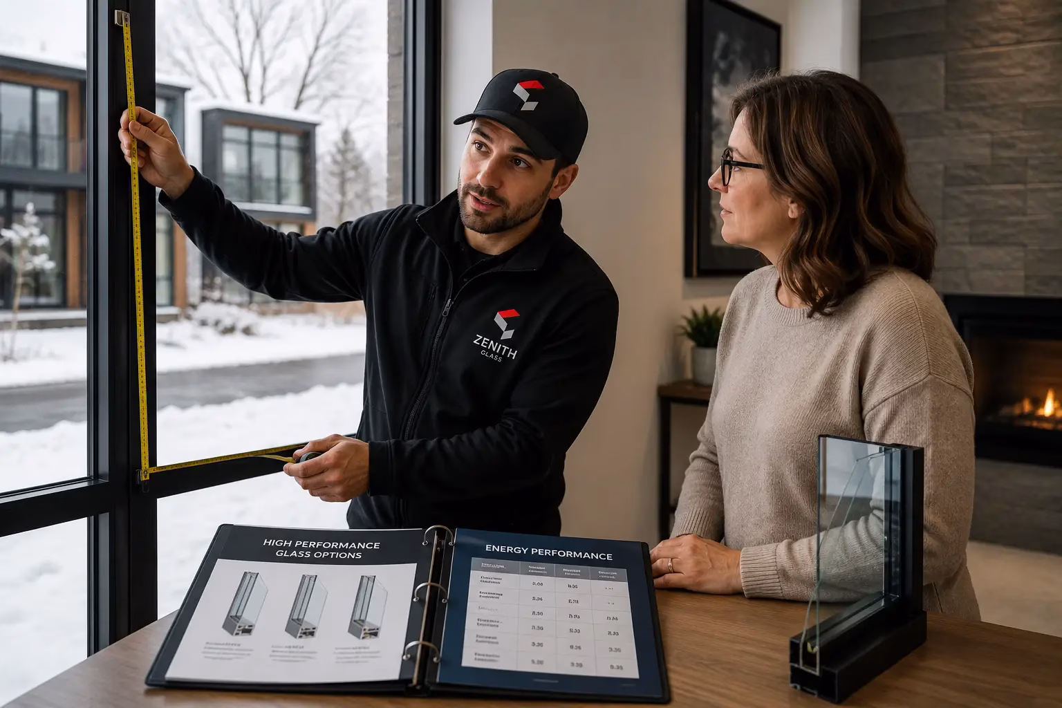 Zenith Glass consultation for energy efficient glass and window U value