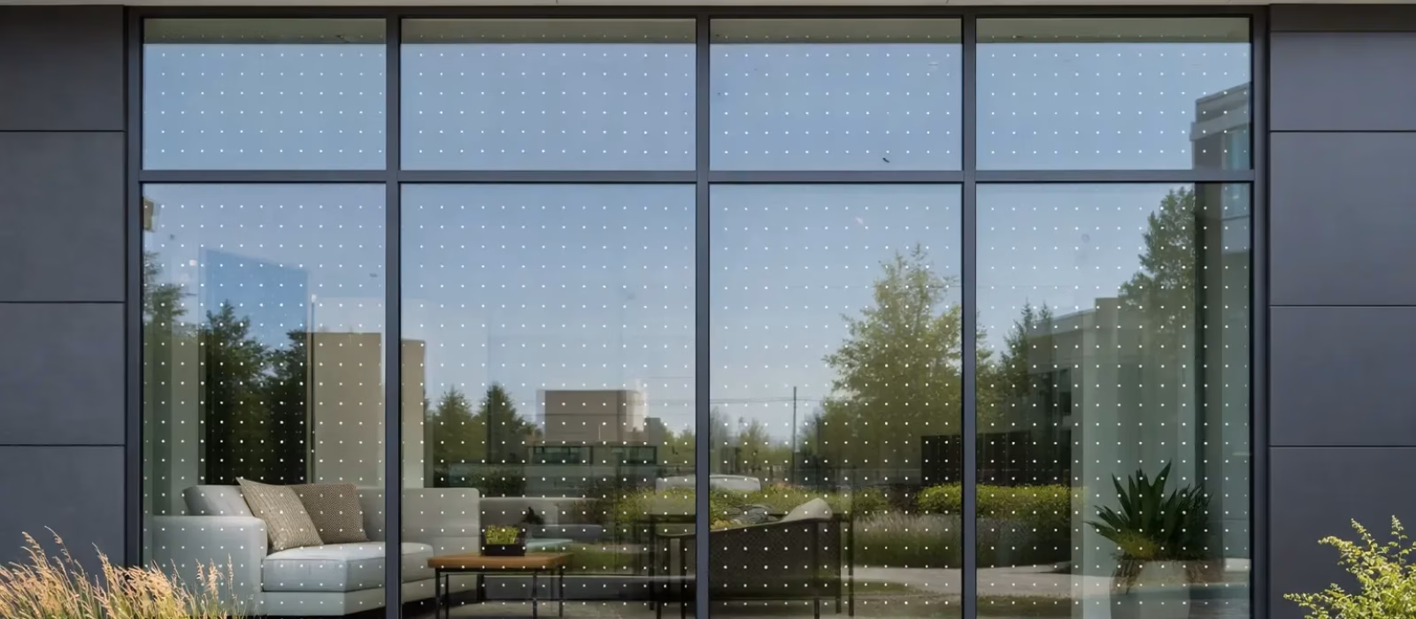 bird-safe glass on modern windows in the GTA